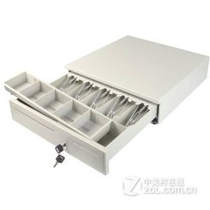 【高清图】爱宝(aibao)（Aibao）JY-405 钱箱(黑色) 收款 收银专用钱箱 图1-ZOL中关村在线