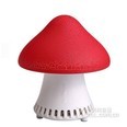 YEMEKE 蘑菇七彩灯电脑小音响 红色