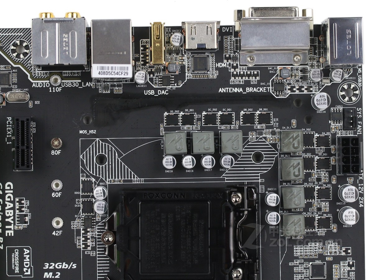 【高清图】 技嘉(gigabyte)g1.sniper b7(rev.1.0)局部细节图 图36