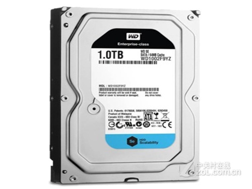 西部数据SE系列 1TB 7200转 128MB SATA3（WD1002F9YZ） - 图片 1