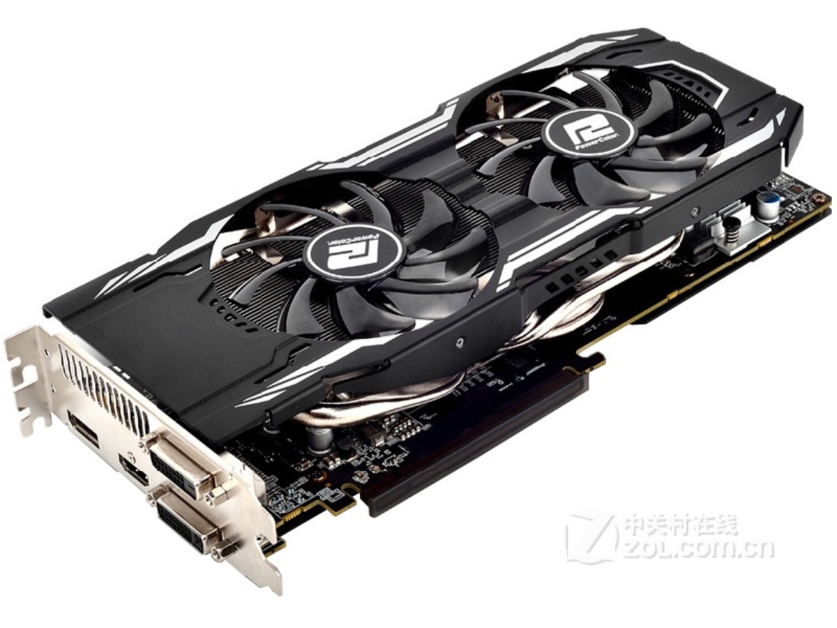 【高清图】 迪兰(powercolortech)r9 380x 酷能 4g整体外观图 图5