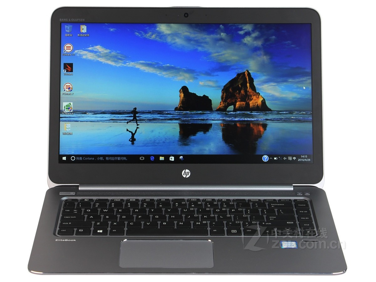 【高清图】 惠普(hp)elitebook 1040 g3(i5 6200u/8gb/128gb)整体外观