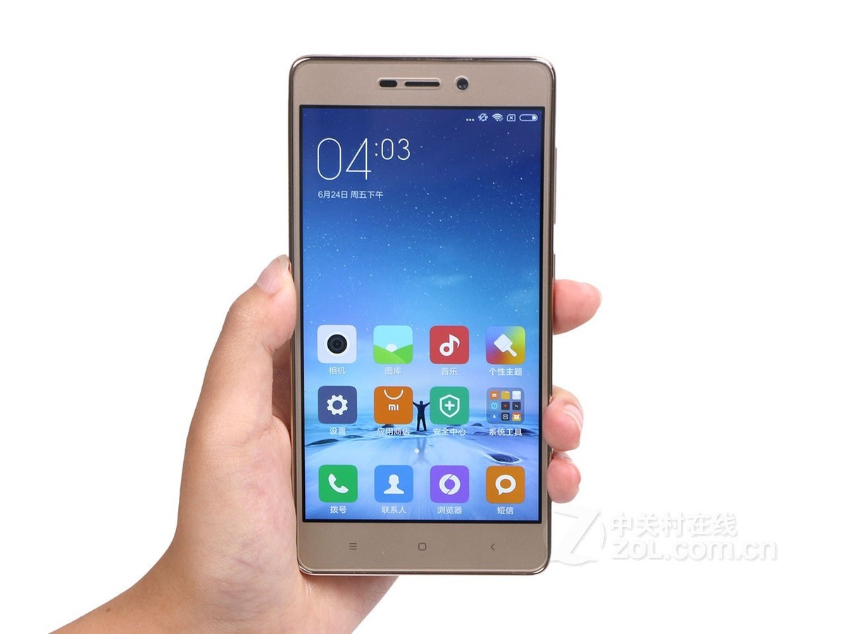 【高清图】 小米(xiaomi)红米3s(标准版/全网通)金色 图371