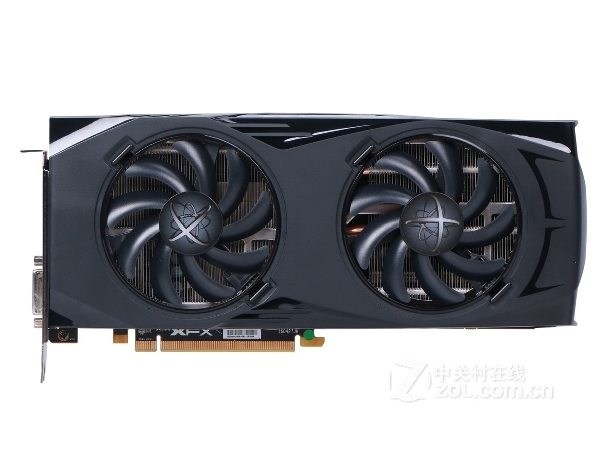 【高清图】 xfx讯景(xfx)rx 480 8g黑狼进化版整体外观图 图3