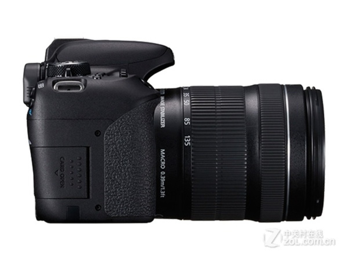 【高清图】 佳能(canon)800d套机(18-135mm is stm)整体外观图 图7