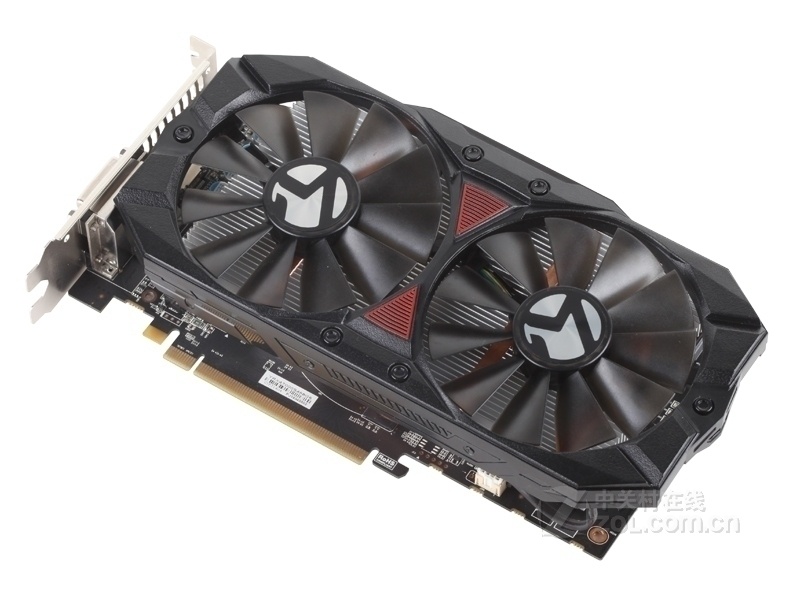 【高清图】 铭瑄(maxsun)rx 570巨无霸4g整体外观图 图5