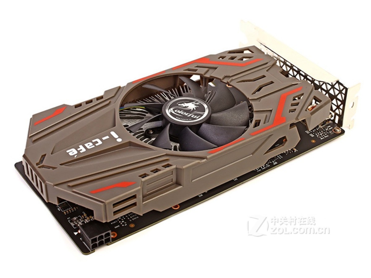 【高清图】 七彩虹(colorful)网驰gtx 1050-2gd5 green 限量版整体