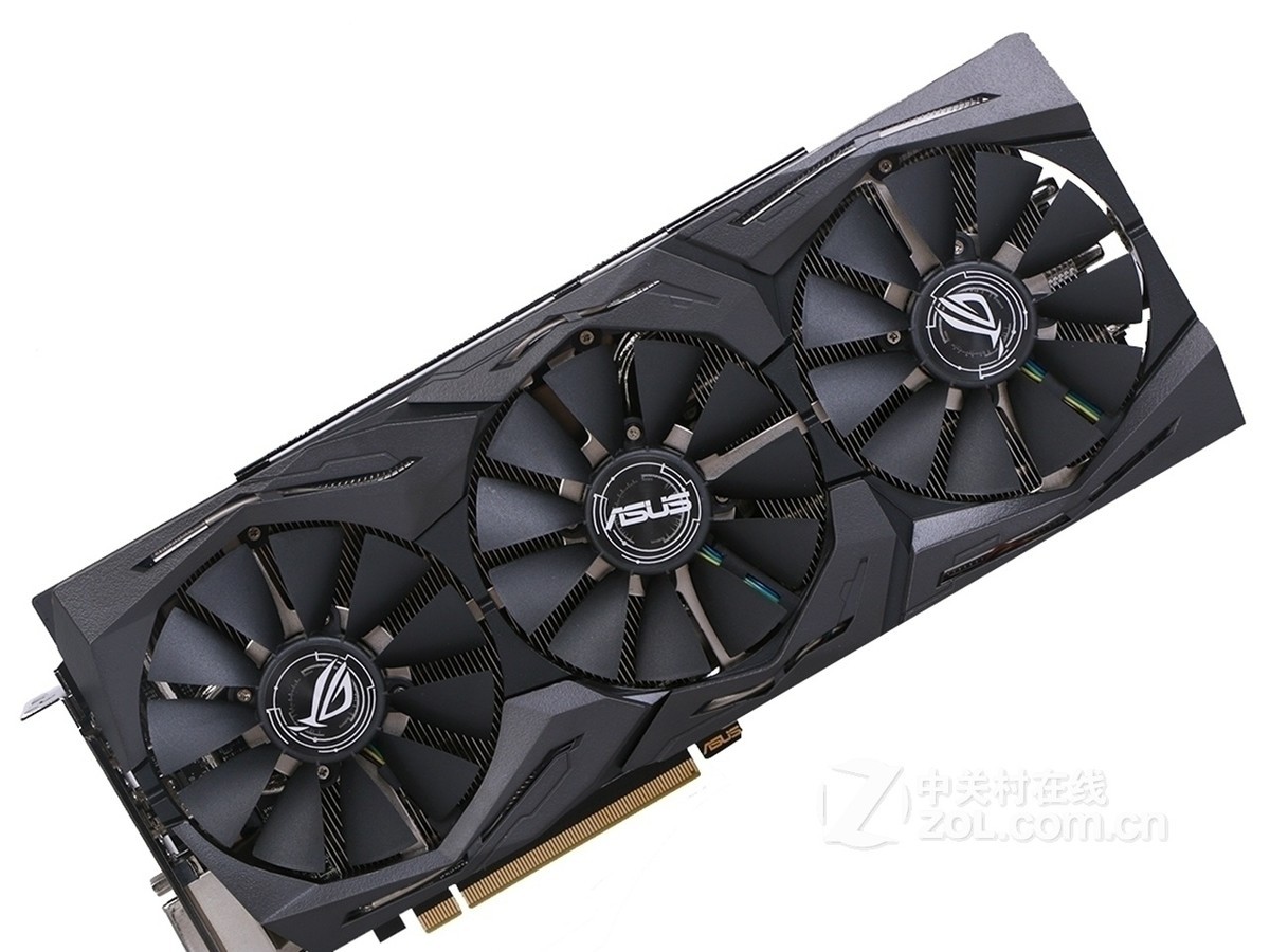 【高清图】 华硕(asus)rog-strix-rx580-t8g-gaming整体外观图 图7