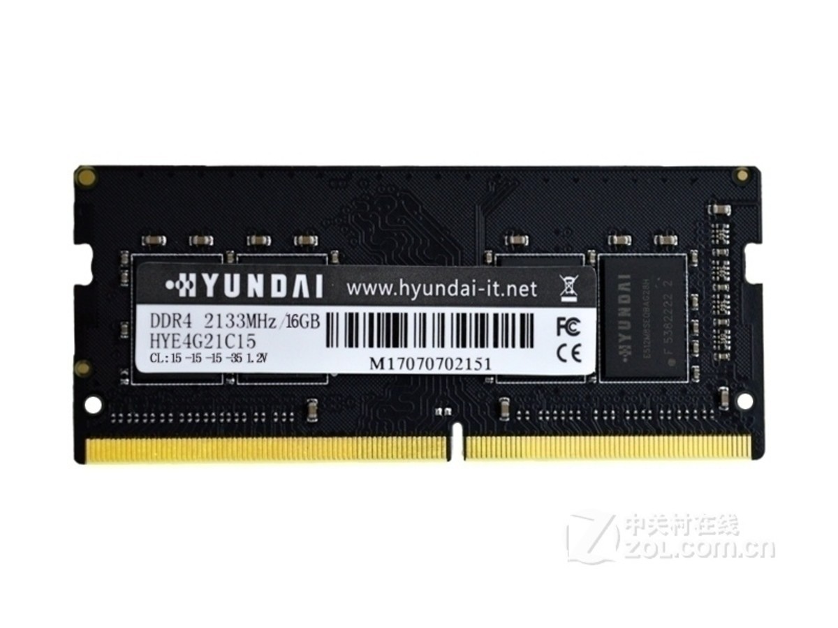 【高清图】 现代(xian)笔记本 16gb ddr4 2133整体外观图 图1
