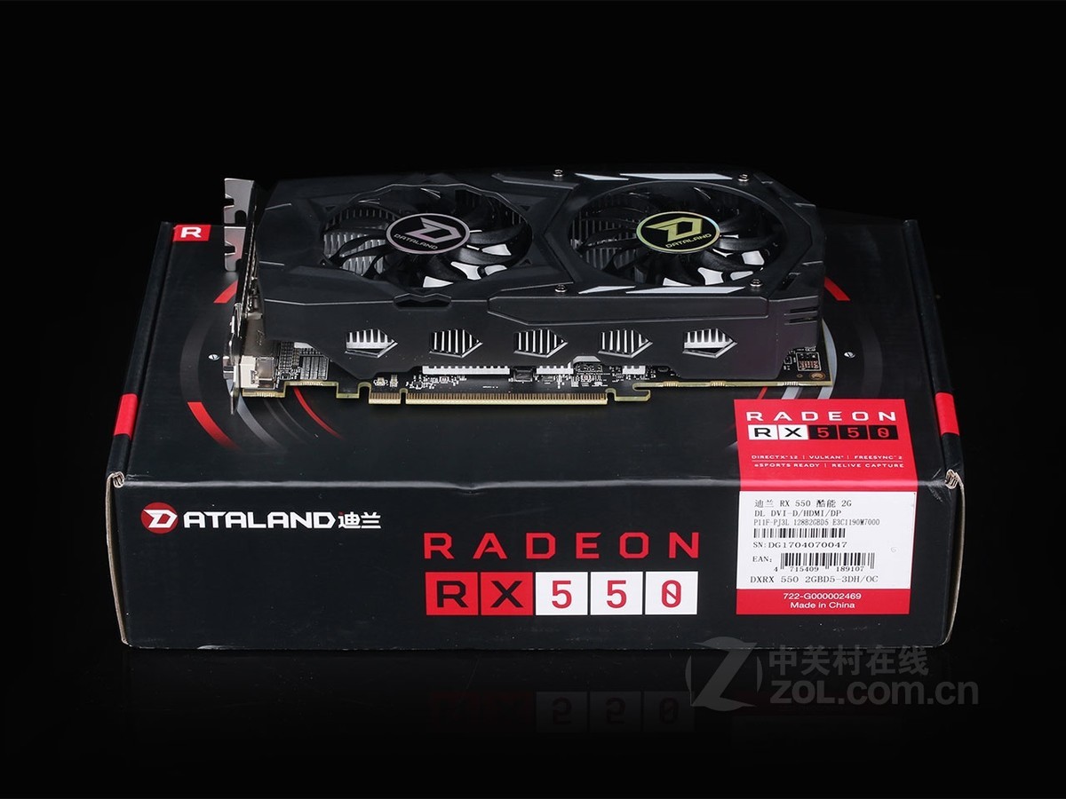 【高清图】 迪兰(powercolortech)rx 550 酷能 2g效果图 图97