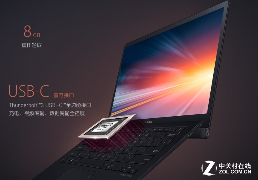 【高清图】 5.5°铰链设计 华硕灵耀x独特设计释放腕部压力图2