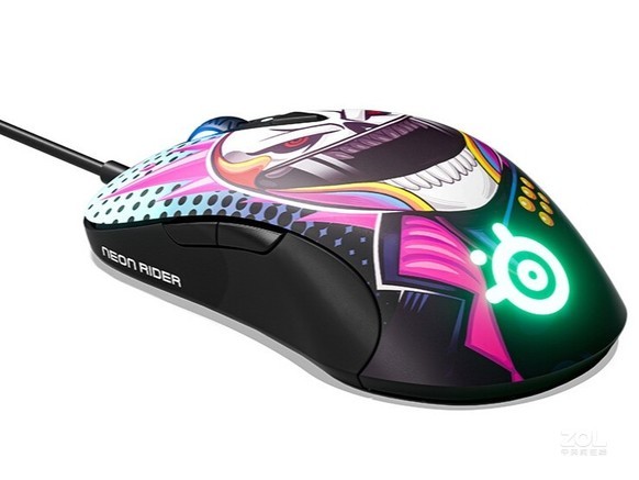 steelseries ten csgo霓虹骑士定制版游戏鼠标赛睿人