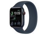 Apple（苹果）Watch Series SE银色铝金属表壳单圈表带 风暴蓝色 GPS+蜂窝网络 44mm