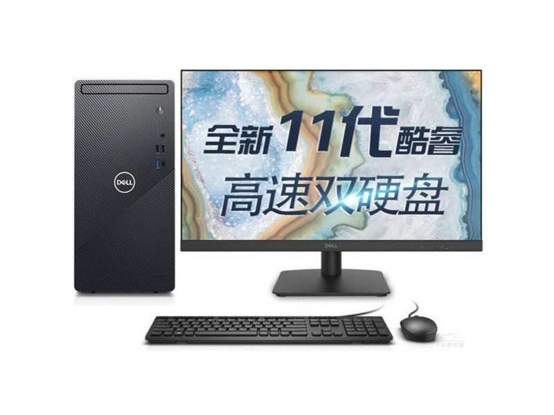 Dell Inspiron 3891(i5 11400F/16GB/256GB+1TB/GT730/23.8LCD)