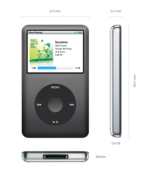 【高清图】 苹果(apple)ipod classic(160gb)效果图 图22