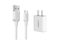绿联（UGREEN）CD112 Micro USB 快充款（5V2.1A+数据线）