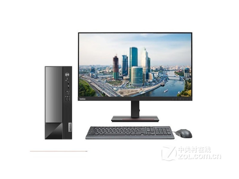 Lenovo настольный компьютер для офиса и налогового учёта малый корпус (i5 10400/4G/1T/DVD запись дисков /Win7/23.8 дюйма, узкие рамки)