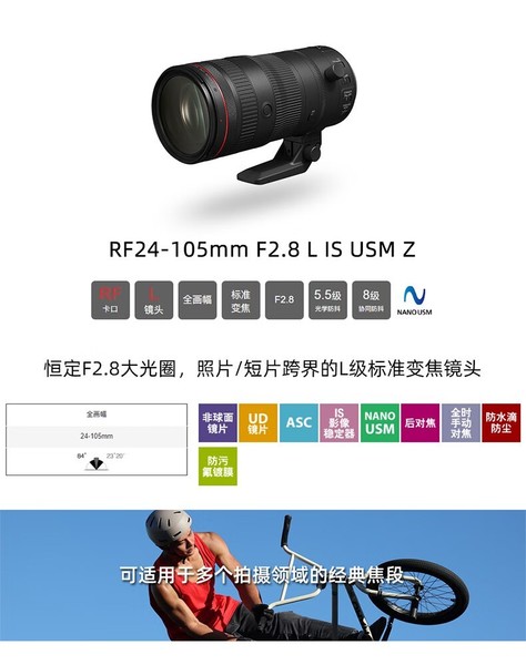 RF24-105mm F2.8 L IS USM Z