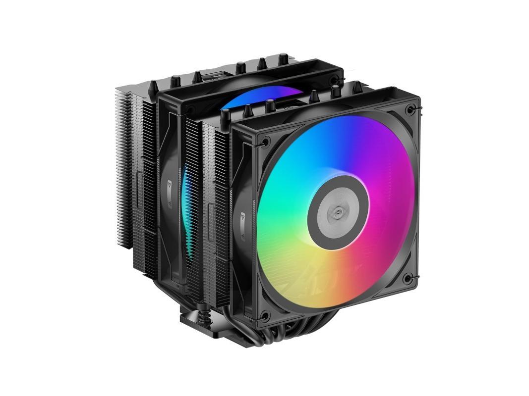 超频三 RT620 ARGB 风冷塔式散热器 ARGB 白色/黑色产品图片2