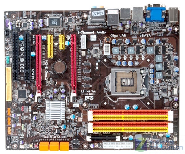 教你读懂p55 首款一线无北桥主板解析