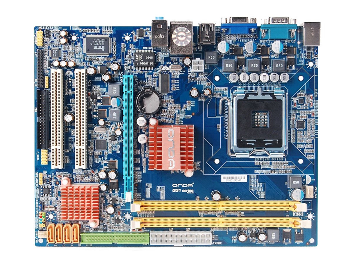 【高清图】 昂达(onda)g31t整体外观图 图1