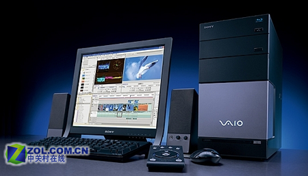 zol首页 新闻中心 台式电脑 新闻 索尼推全球首款蓝光vaio台式机(图)