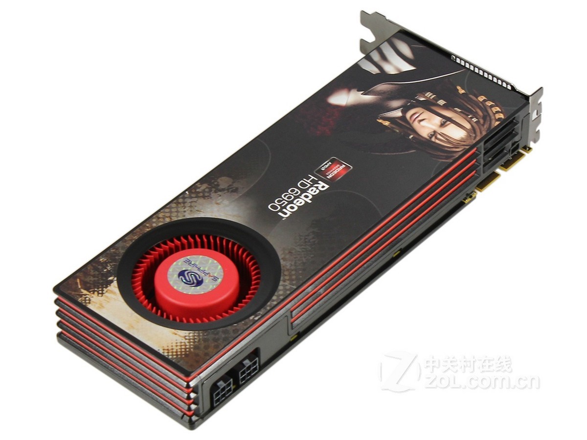 【高清图】 蓝宝石(sapphire)蓝宝hd6950 2gb gddr5整体外观图 图22