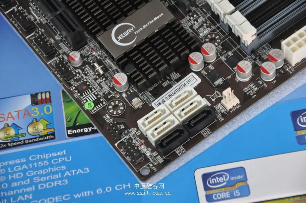 【高清图】 usb3接口 3d音效 捷波h67主板到货799图4