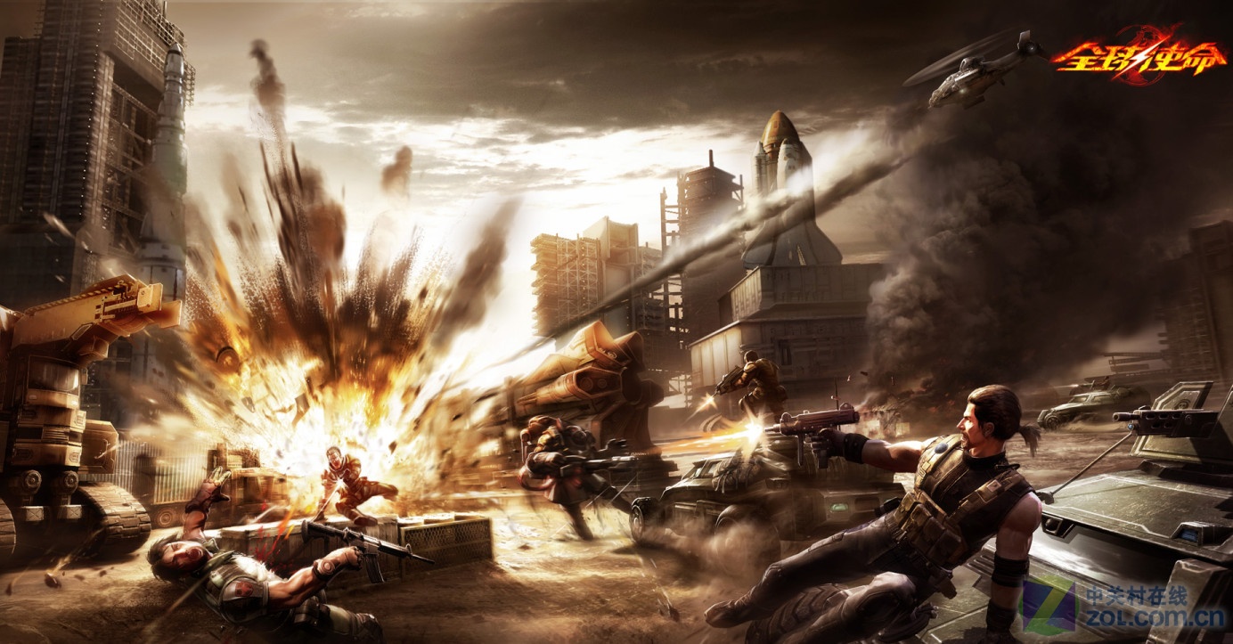 【高清图】国人当自强 physx大作全球使命游戏测试图2-zol中关村在线