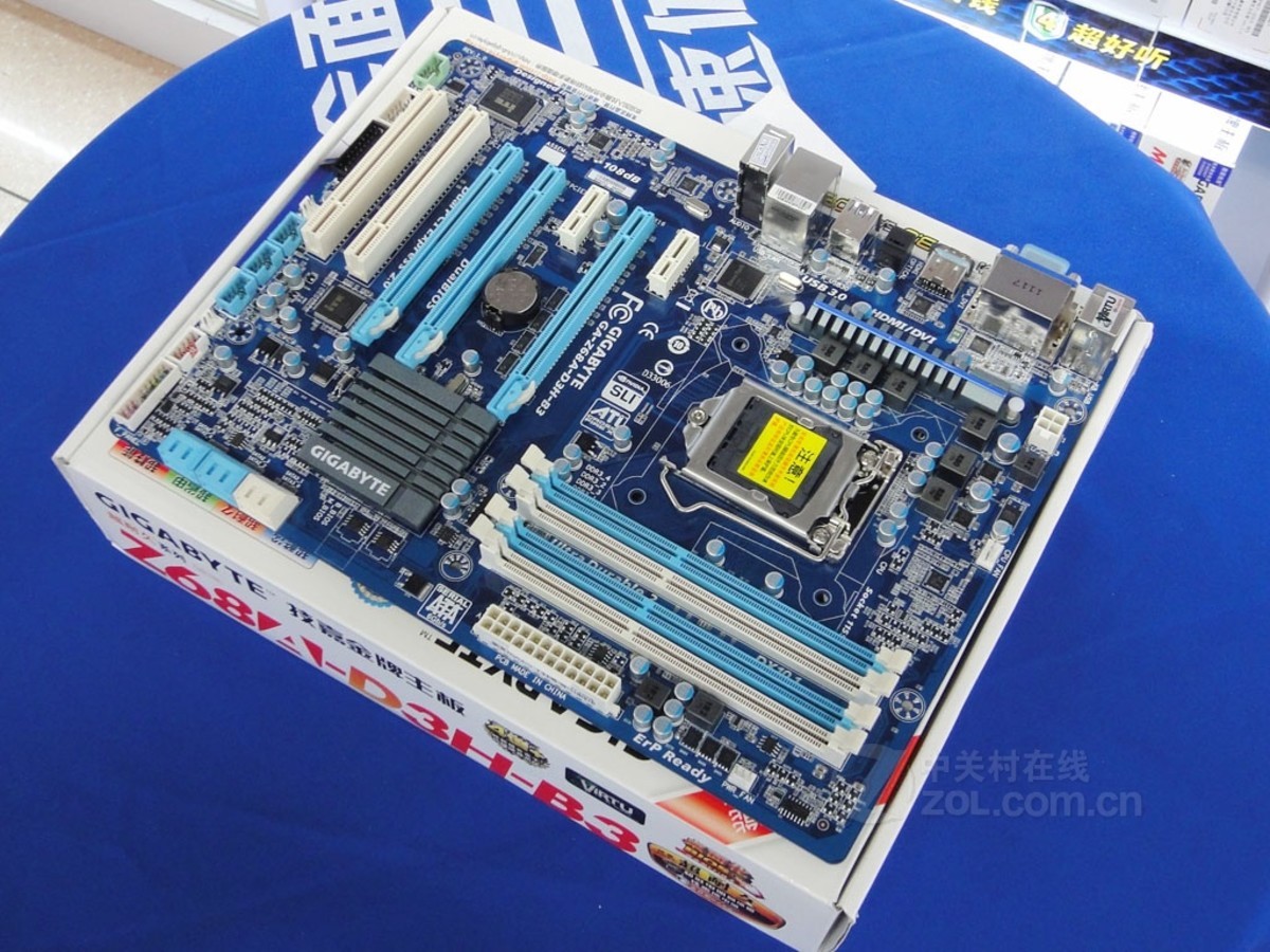 【高清图】 技嘉(gigabyte)ga-z68a-d3h-b3实拍图 图69