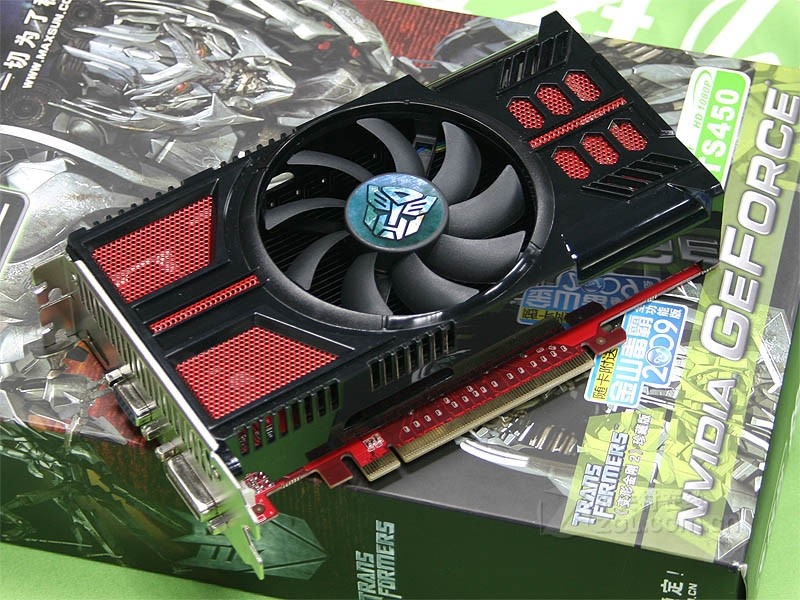 铭瑄gts450变形金刚