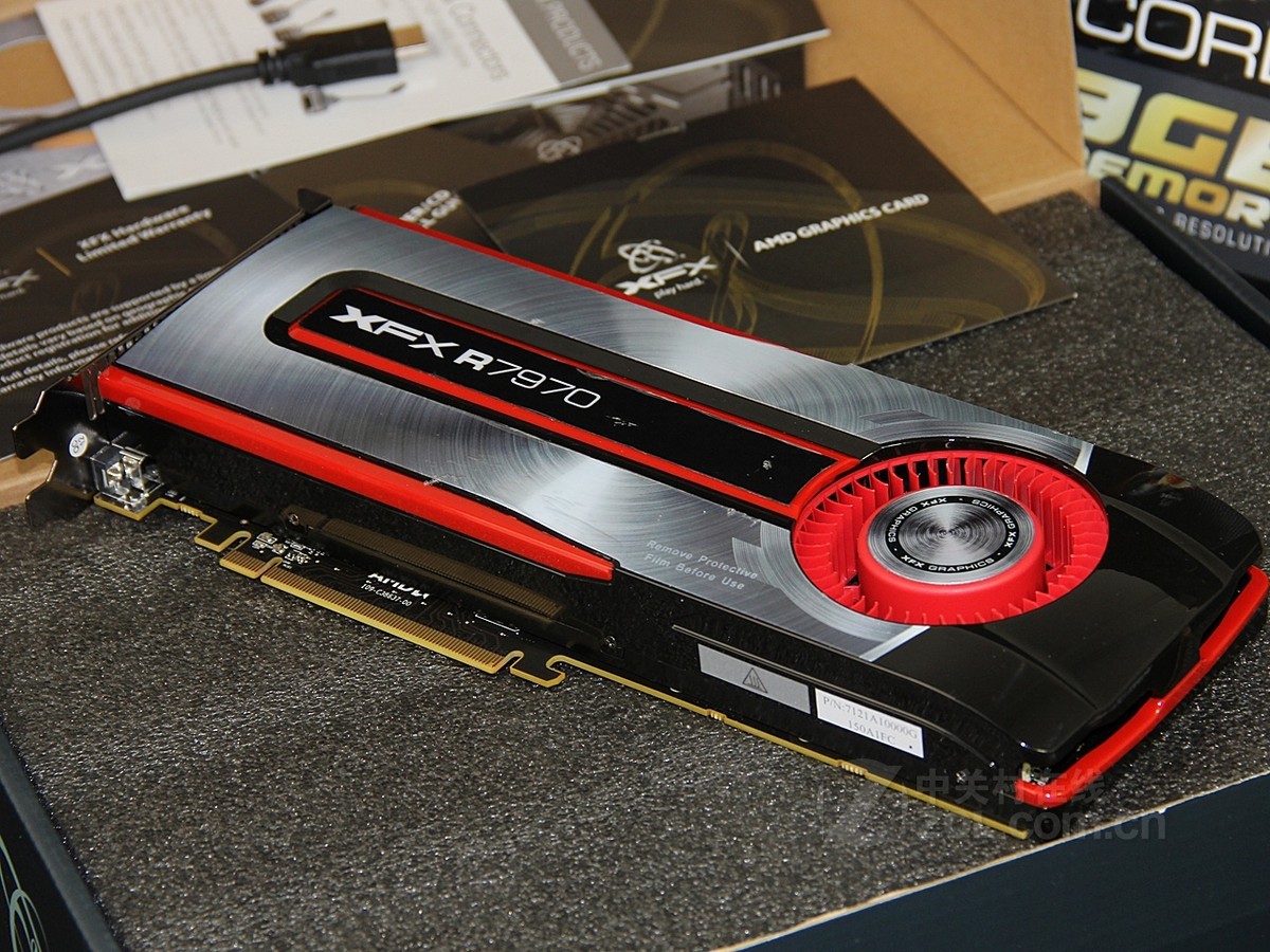 【高清图】 xfx讯景(xfx)fx-797a-tnb 上将黑卡实拍图 图76