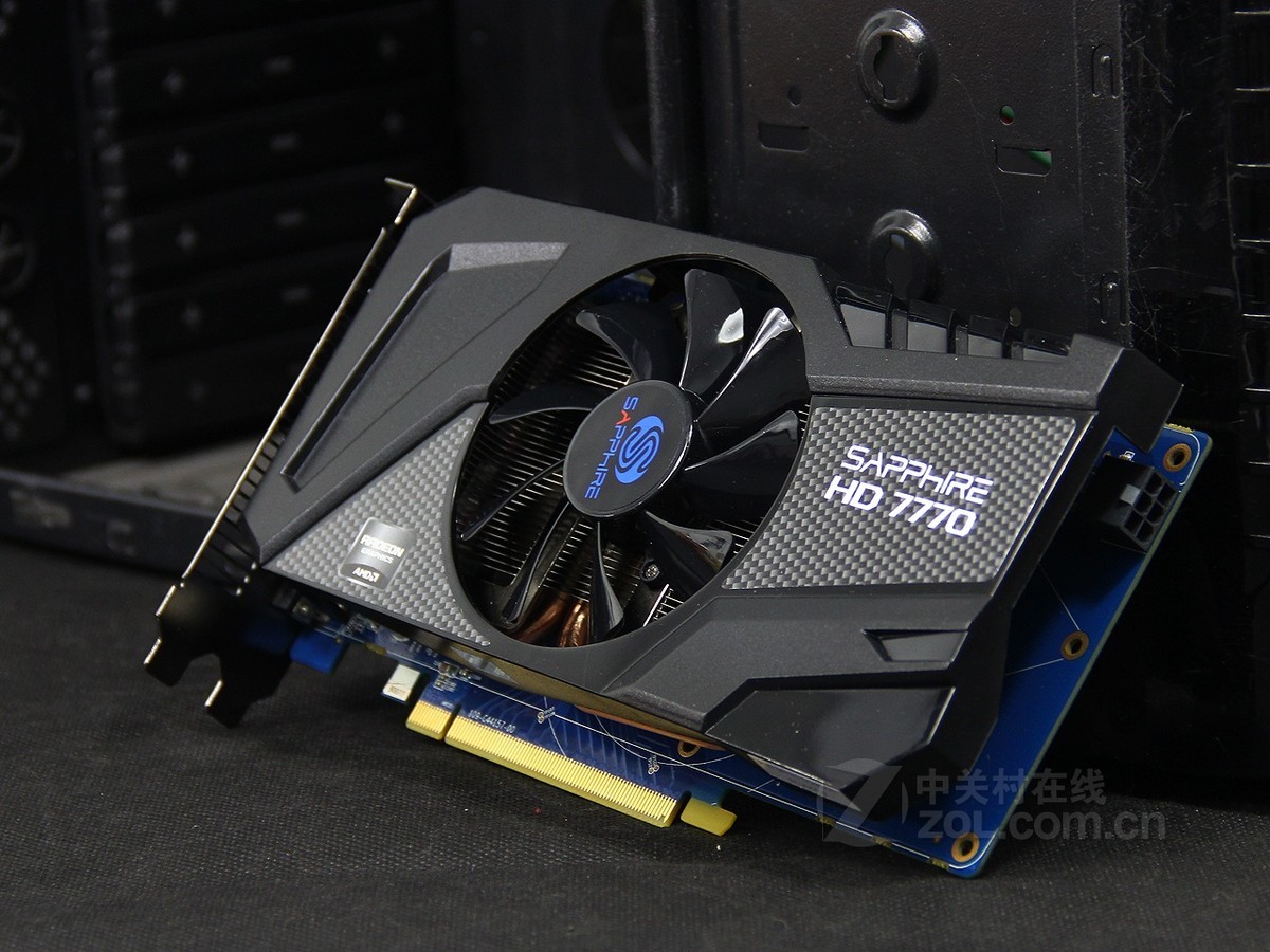 蓝宝石hd7770 1g gddr5 白金版 oc