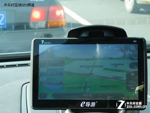 大屏双图 e导游货车专用版导航仪测试