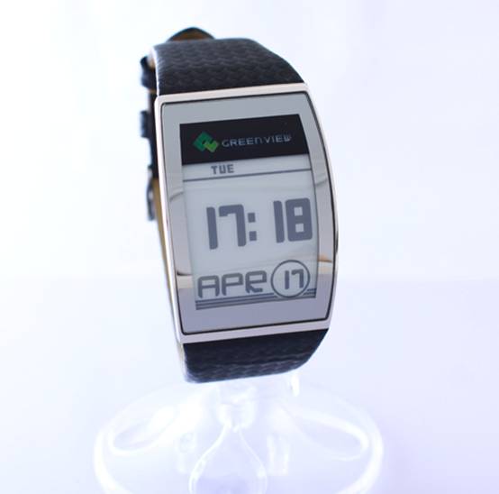 【高清图】 简约时尚 电子纸数字手表green view图3