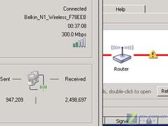 黑色流线 贝尔金300M超酷无线套装测试