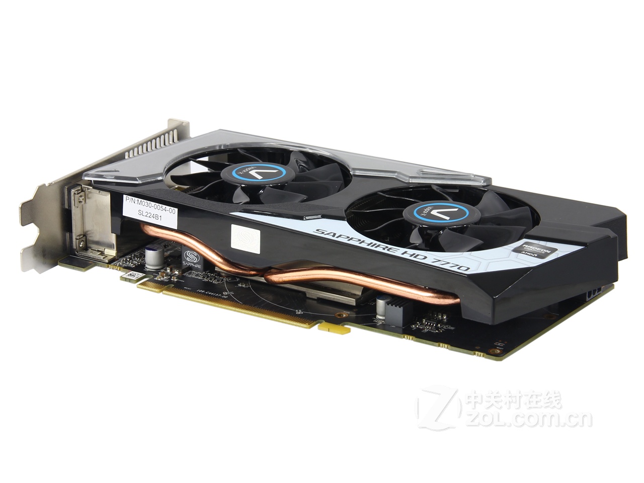 蓝宝石 hd7770 1g gddr5 黑钻版 oc