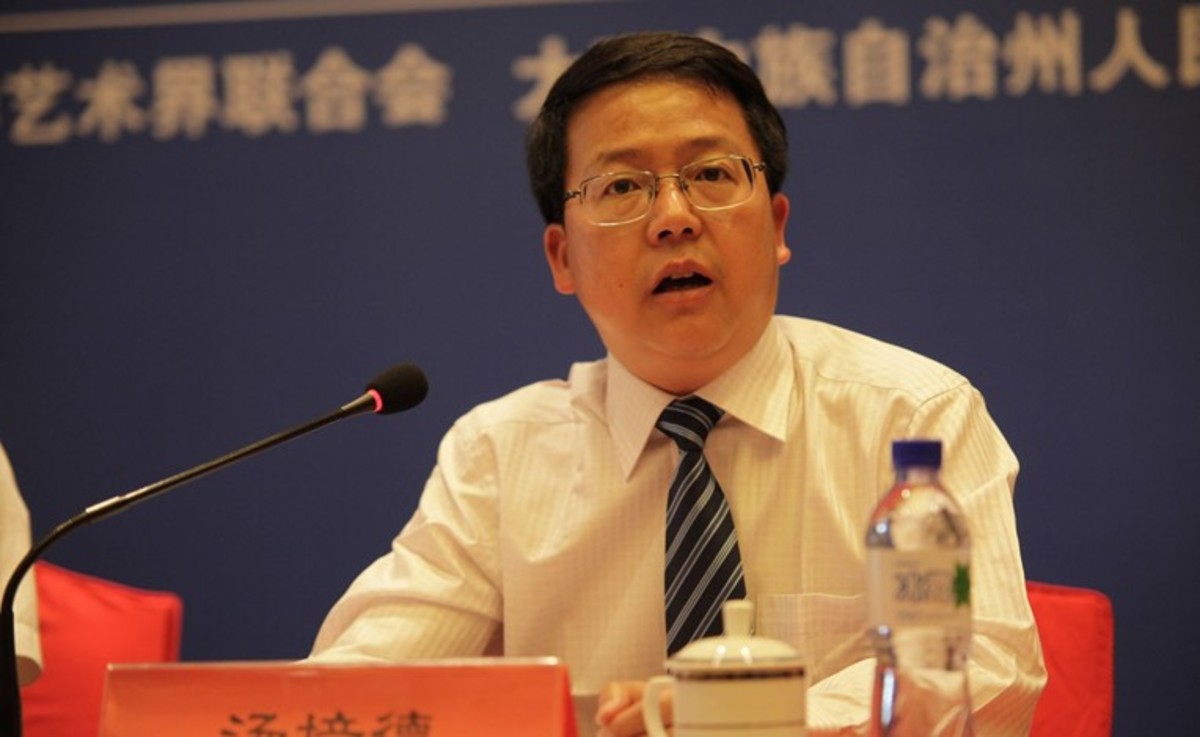 【高清图】 按艺术规律办好大理国际影会 汤培德答记者问图1