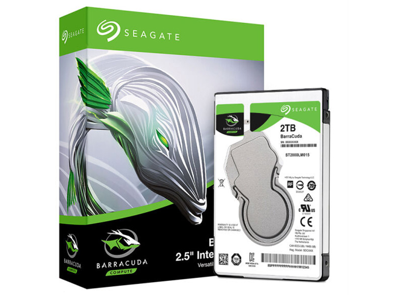 希捷BarraCuda 2TB 5400转 128MB SATA3（ST2000LM015）