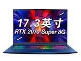 еʦս F117-FPlus(i7 10750H/16GB/256GB+1TB/RTX2060)